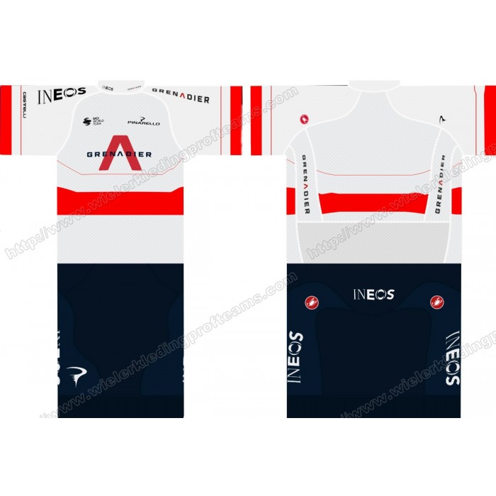 Team INEOS Grenadier 2020 UCI World Champion Wielerkleding Set Wielershirts Korte+ Wielrenbroek HMEQS