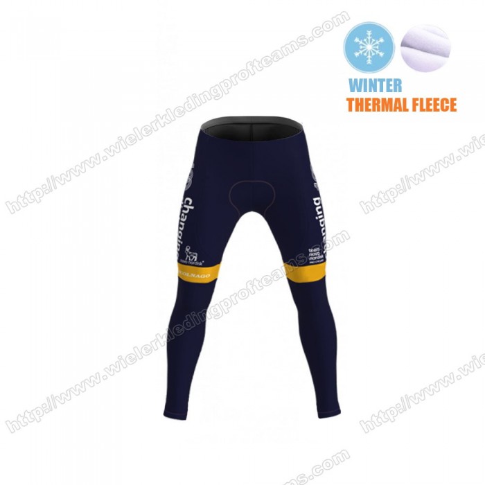 Winter Fleece Novo Nordisk Pro Team 2021 Lange Fietsbroeken Bib ISROW Winter Fleece Novo Nordisk Pro Team 2021 Lange Fietsbroeken Bib ISROW