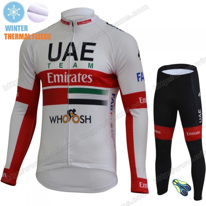 UAE EMIRATES Winter Thermal Fleece Pro Team 2020 Wielershirts Lange Mouwen+Pants RCPCX UAE EMIRATES Winter Thermal Fleece Pro Team 2020 Wielershirts Lange Mouwen+Pants RCPCX