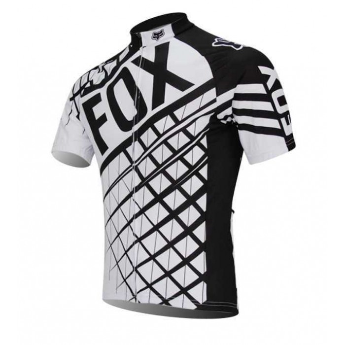 FOX 2014 Short Wielershirt Met Korte Mouwen Grijs FOX 2014 Short Wielershirt Met Korte Mouwen Grijs