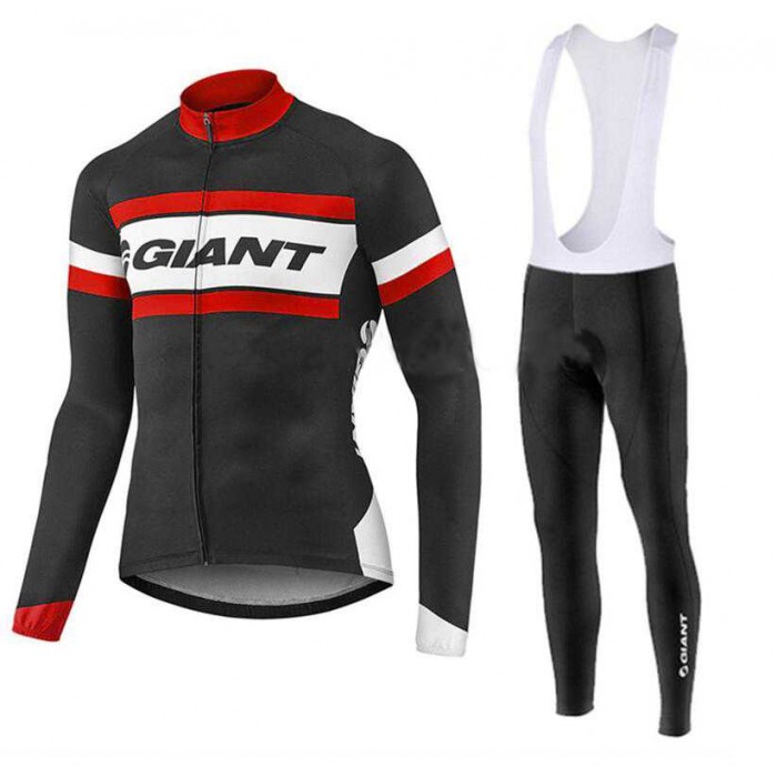 2016-2017 Giant Fietskleding Wielershirt Lange Mouwen+Lange Fietsbroek Bib Rood 2016-2017 Giant Fietskleding Wielershirt Lange Mouwen+Lange Fietsbroek Bib Rood