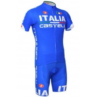 2015 ITALIA Castelli Fiskleding Fisshirt Korte+Korte Fisbroeken