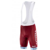 2017 Katusha Wielershirt Korte Fietsbroeken Bib
