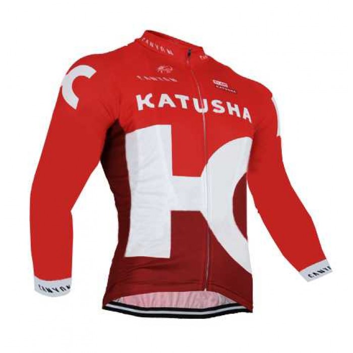 2016 KATUSHA Wielerkleding Wielershirts Lange Mouwen 2016 KATUSHA Wielerkleding Wielershirts Lange Mouwen