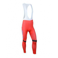 2014 Katusha Lange Fietsbroeken Bib Rood