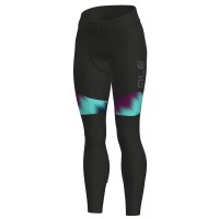 Dames Ale Solid Pulse-Viola Lange Fietsbroeken Bib