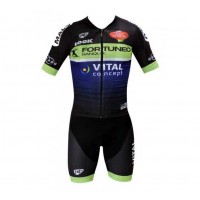 2016 Look Fietskleding Set Fietsshirt Met Korte Mouwen+Korte Koersbroek Groen Zwart