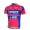 Lampre ISD Pro Team Wielershirt Met Korte Mouwen Blauw Roze