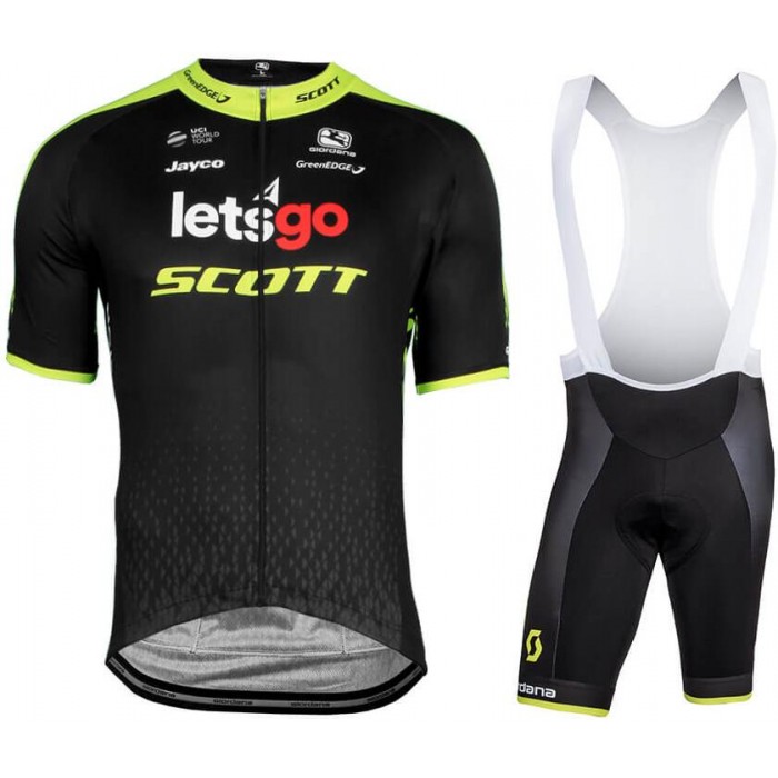 MITCHELTON-SCOTT Tour De France 2018 Fietskleding Set Wielershirt Korte+Korte Fietsbroeken Bib MITCHELTON-SCOTT Tour De France 2018 Fietskleding Set Wielershirt Korte+Korte Fietsbroeken Bib