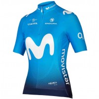 MOVISTAR TEAM 2018 Dame Wielershirt Korte Mouw