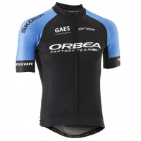 2018 Orbea Factroy Team Blauw Wielershirt Korte Mouw