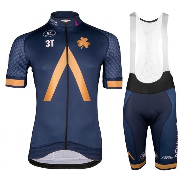 AQUA BLUE SPORT PRR 2018 Fietskleding Set Wielershirt Korte Mouw+Korte Fietsbroeken Bib