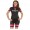 Bianchi Milano Nevola Black Pink Dames Fietskleding Set Wielershirt Korte Mouwen+Korte Fietsbroeken