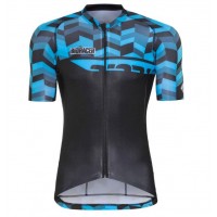 Bioracer Spitfire Fishbone Blauw 2018 Wielershirt Korte Mouw