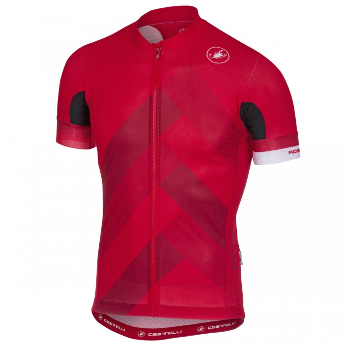 Castelli Free AR 4.1 Rood Wielershirt Korte Mouw