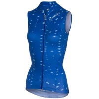 Castelli Stella-Bleu Dames Wielershirt Mouwloze