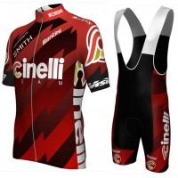 Cinelli Chrome 2018 Fietskleding Set Wielershirt Korte Mouw+Korte Fietsbroeken Bib
