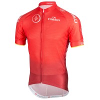 Dubai Tour 2018 Rood Wielershirt Korte Mouwen