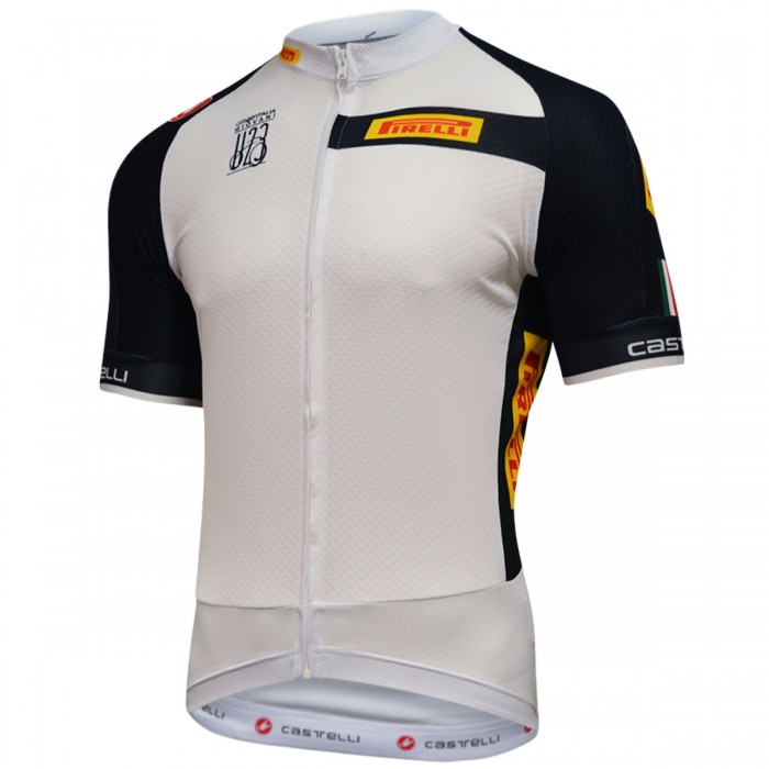 Giro D'Italia U23 2018 Wit Wielershirt Korte Mouw Giro D'Italia U23 2018 Wit Wielershirt Korte Mouw