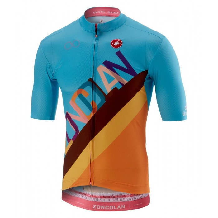 Giro D'Italia 2018 Zoncolan Wielershirt Korte Mouw Giro D'Italia 2018 Zoncolan Wielershirt Korte Mouw