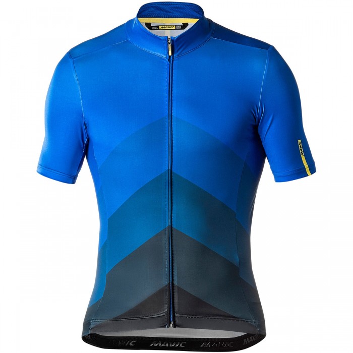 Mavic Cosmic Gradiant Blauw Wielershirt Korte Mouw Mavic Cosmic Gradiant Blauw Wielershirt Korte Mouw