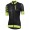Nalini AHS Stilosa Black/Yellow Dames Wielershirt Korte Mouw