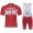 Scott Sram 2018 Swiss Fietskleding Set Wielershirt Korte Mouw+Korte Fietsbroeken Bib