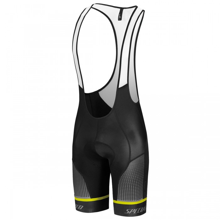 Specialized SL Expert-Antracite Geel Korte Fietsbroeken Bib Specialized SL Expert-Antracite Geel Korte Fietsbroeken Bib