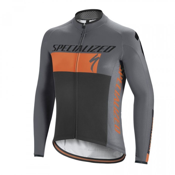 Specialized Element RBX Comp Logo-Oranje M/L Wielershirt Lange Mouw Specialized Element RBX Comp Logo-Oranje M/L Wielershirt Lange Mouw