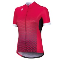 Specialized SL Elite-Rood Dames Wielershirt Korte Mouw