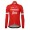 Trek Segafredo 2018 Rood Wielershirt Lange Mouw
