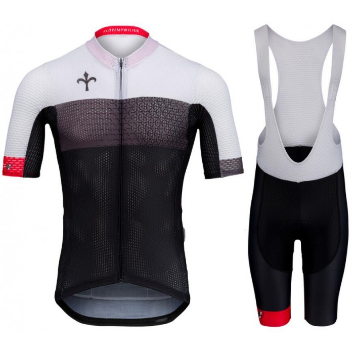 Wilier Aero Fietskleding Set Wielershirt Korte Mouw+Korte Fietsbroeken Bib