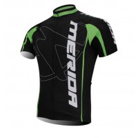 Merida 2014 Wielershirt Met Korte Mouwen Zwart Groen Wit