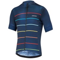 2017 Morvelo Nauty Nth Wielershirt Met Korte Mouwen Blauw