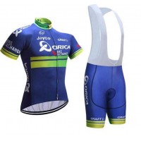 2017 Orica Fietskleding Set Fietsshirt Met Korte Mouwen+Korte Koersbroek