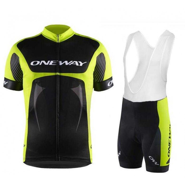 2017 Team One Way Fietskleding Set Fietsshirt Met Korte Mouwen+Korte Koersbroek