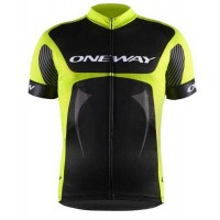 2017 Team One Way Wielershirt Met Korte Mouwen