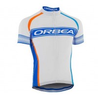 2015 Orbea Wit-Blauw Wielershirt Met Korte Mouwen