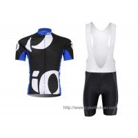 Pearl Izumi PRO Leaders Fietskleding Set Fietsshirt Met Korte Mouwen+Korte Koersbroek Zwart Blauw
