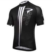 2016 Pinarello Rhino Corsa Wielershirt Korte Mouw Zwart Wit