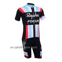 Teams Rapha Focus Wielerkleding Set Set Wielershirts Korte Mouw+Fietsbroek