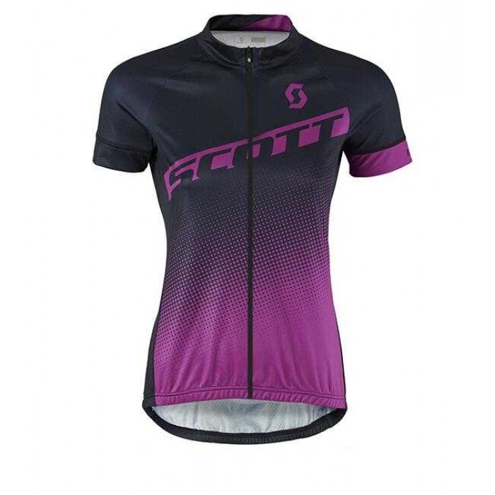 2016-2017 Scott Wielershirt Met Korte Mouwen Trikot Purper Dames