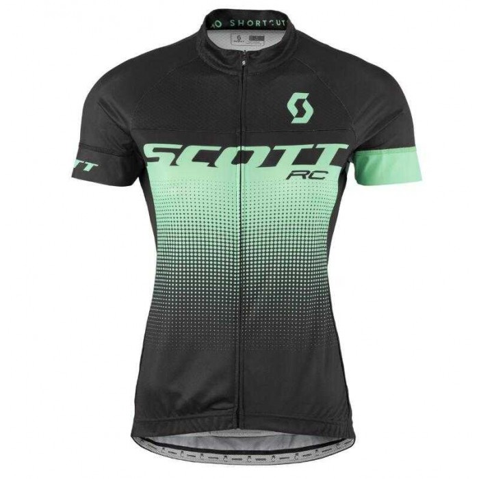 2016-2017 Scott RC Wielershirt Met Korte Mouwen Groen 02