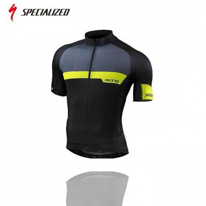 2016 Team Specialized Wielershirt Met Korte Mouwen Geel Zwart 2016 Team Specialized Wielershirt Met Korte Mouwen Geel Zwart