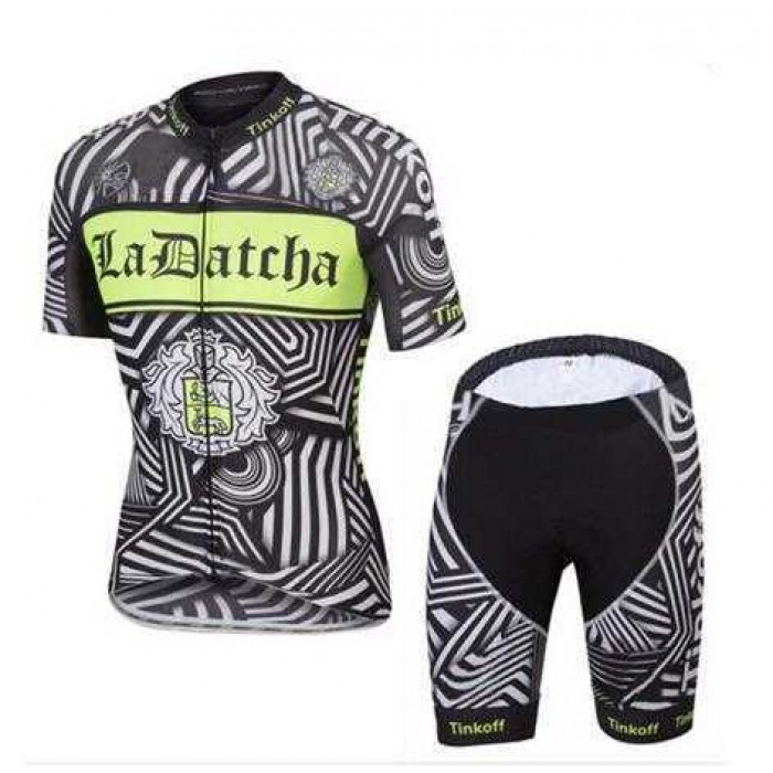 2016 Ladatcha Tinkoff Zebra Wielershirt Korte+Fietsbroek-Korte 2016 Ladatcha Tinkoff Zebra Wielershirt Korte+Fietsbroek-Korte