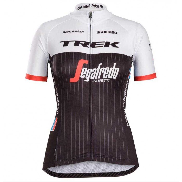 2016 TREK SEGAFREDO RACING TEAM Wielershirt Korte Mouw Dames