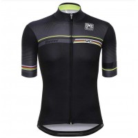 2016 UCI Wielershirt Korte Mouw Zwart